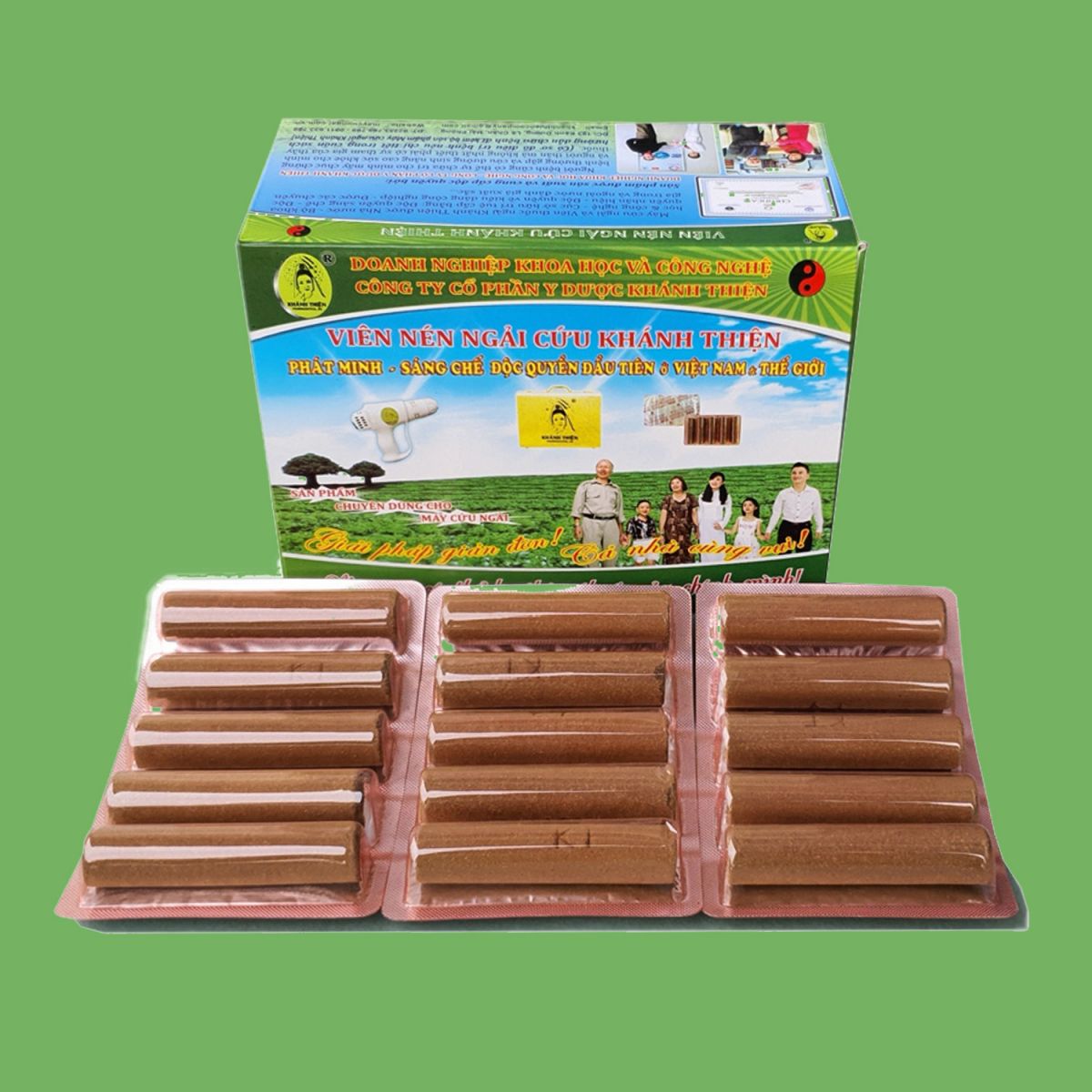 Hỗ trợ giảm sưng nhanh chóng bằng viên nén ngải cứu Khánh Thiện