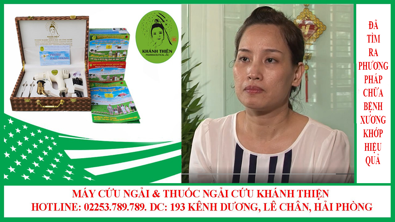 Chữa bệnh tai biến với Máy cứu ngải và thuốc ngải cứu Khánh Thiện